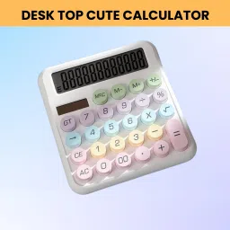 Desktop Calculator, 12-Digit Large LCD and Large Buttons for Office, Homes I56 Basic Calculator-26