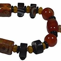 Buddhist Auspicious dzi Bead Fancy Bracelet stone Regular Round Crystal Stone-image-43