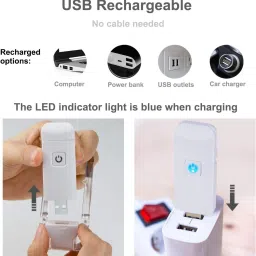 easeking Portable Book Reading Light at night, 3 Eye-Protecting Color, 3 Brightness Level Study Lamp image 4