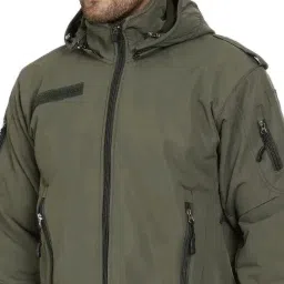 Men Solid Quilted Jacket-image-45