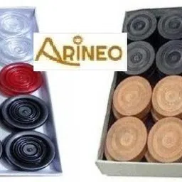 CRYSTAL AND WOODEN COINS COMBO Carrom Pawns (Pack of 2) Carrom Pawns-image-12