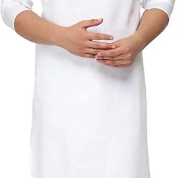 Men Solid Cotton Blend Straight Kurta-image-70
