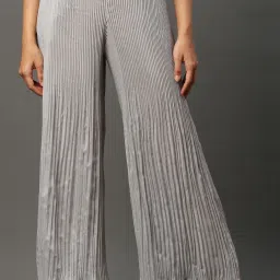 Women Regular Fit Multicolor Polyester Trousers-16