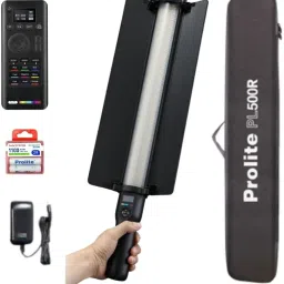 Prolite PL500R | Dual-Side Lighting (CCT, HSI+FX) & 2500K-8500K (With Remote)|6000lux Adjustable Macro Extension Tube-image-50