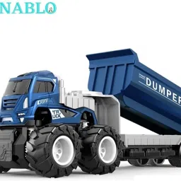 Construction Truck Toys Dumper Truck Toys with Friction Powered Miniature Toy-image-13