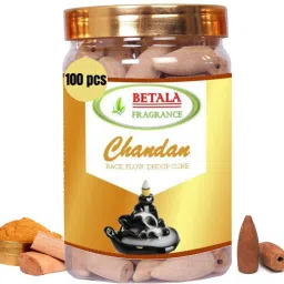 CHANDAN FLAVOUR BACKFLOW SMOKE INCENSE DHOOP CONES, FOR BACK FLOW BURNER Sandal Dhoop-picture-17