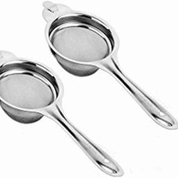 Madhur Stainless Steel Tea/Coffee Strainer/Chalni (Pack of 2) Best kitchen tool for Tea cups Strainer-12