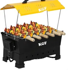 2-in-1 1200W BBQ for Perfect Home Cooking, Versatile Meal Maker Charcoal & Electric Tandoor-image-25