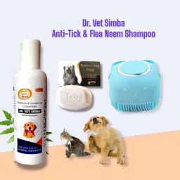 Allergy Relief, Anti-dandruff, Anti-itching, Flea and Tick, Conditioning Floral Dog Shampoo-image-34