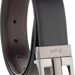 Men Formal, Casual, Evening, Party Black, Brown Artificial Leather Reversible Belt-image-80