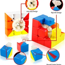 hawkister MoYu RS3M Magnetic Cube (Standard Version) Speed Cube 3x3 Sticker-Less image 2