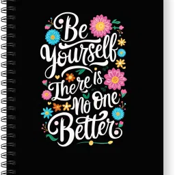 Spiral-Wiro Hard bound A5, Notebooks, For Writing Personal, Students (11843) A5 Diary Ruled 144 Pages-image-38