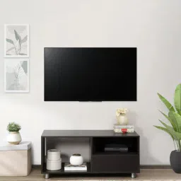 mintwud from pepperfry Argo TV Console for TVs up to 43" in Wenge Finish with Drawer Storage-picture-0