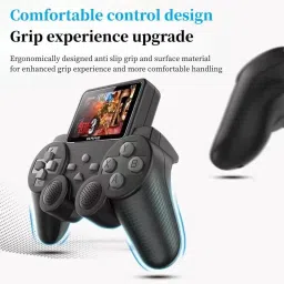 CRATIX Console 2.4 Inch Screen Game Controller Design Built in 520 Game Black Edition with Mario/Super Mario/DR Mario/Contra/Turtles and other 500 Games image 2
