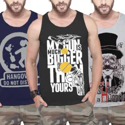 Pack of 3 Men Vest-image-14