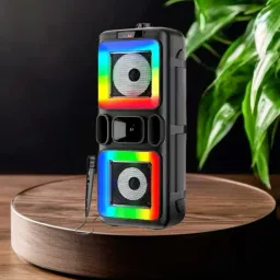 Clairbell Bluetooth Party Speaker With Karaoke Mic & RGB Lights Immersive Stereo SoundH358 40 W Bluetooth Party Speaker-picture-10
