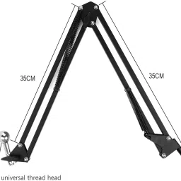 Casa Tech Best Adjustable Mobile Mount Stand Recording Microphone Stand for Live Streaming Tripod, Tripod Ball Head, Tripod Bracket, Tripod Clamp, Tripod Kit image 2