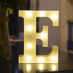 Marquee Letter Light, Alphabet LED Light / LED Letter Light - Alphabet E Table Lamp-picture-1