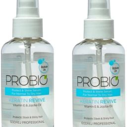 Probio Protect & Shine Keratin Revive Vitamin E Hair Serum For All Hair Pack of2-image-39