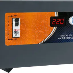 Copper Digital Mainline Table Top 7.5 KVA Heavy Duty 6000W, 130-280V Voltage Stabilizer-4