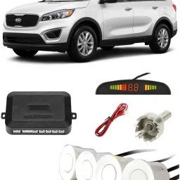 PKNA0238 White Car Reverse Parking Sensor with LED Display 4 Sensor PKNA0238 Parking Sensor-picture-0