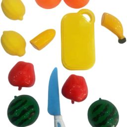 Cut & Play Realistic Sliceable Fruits with Chopping Board, Plate and Knife-image-38