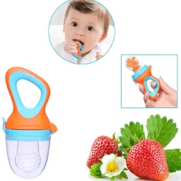 Soft Silicone Nibbler with Extra Mesh for Babies, Baby Fruit & Food Feeder-picture-15