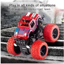 Friction Powered Monster Truck , Push & Go 4WD Off-Road Car for Kids-image-67
