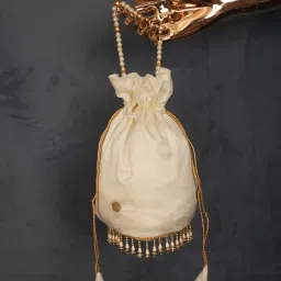 Women White Potli-image-12