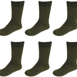Men Solid Calf Length-10