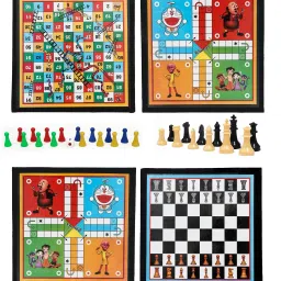 4 in 1 Wooden 12*12" Ludo | Chess | Ludo | Snake | Token Chessmen | 32 cm Chess Board-picture-9