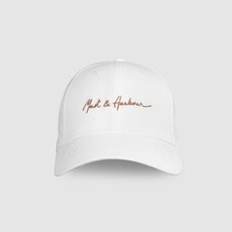 Mast & Harbour Unisex White Embroidered Baseball Cap-52
