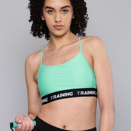 Domyos By Decathlon Full Coverage Lightly Padded Sports Bra 8842072-Green-picture-22