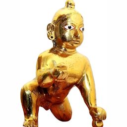 Navyaksh Gold-Toned Brass Religious Small Showpiece-image-78