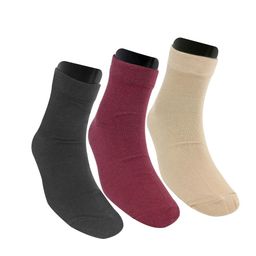 NESKA MODA Unisex Set Of 3 Above Ankle Cotton Socks-picture-45