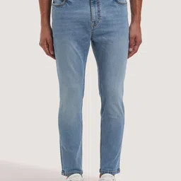 ALCOTT Men Relaxed Fit Light Fade Stretchable Jeans-image-99