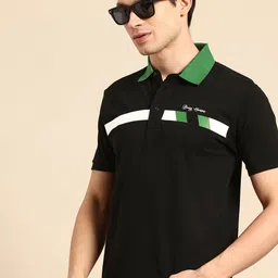 Being Human Printed Polo Collar Pure Cotton T-shirt-image-42