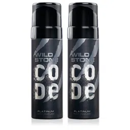 Wild stone Men Set Of 2 Code Platinum Body Perfumes-79