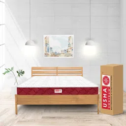 USHA SHRIRAM Maroon Quilted Orthopedic KingMattress-image-62