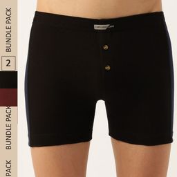 Chromozome Men Pack of 2 Pure Cotton Premium Trunks 8902733639347-56