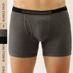 Chromozome Men Pack of 2 Pure Cotton Premium Trunks 8902733630634-image-16