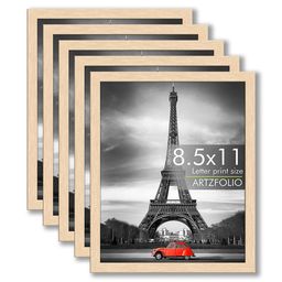 ArtzFolio Camel Brown 5 to 7 Pieces Wood Wall Photo Frames-14