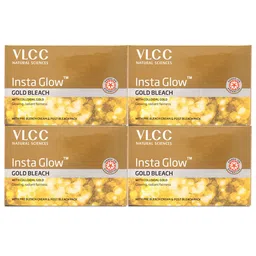 VLCC Set Of 4 Insta Glow Gold Bleach With Colloidal Gold - 60 g Each-10