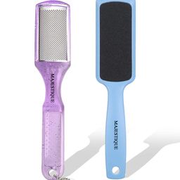 MAJESTIQUE Set of Dual Sided Foot Care File & Callus Scrub-24