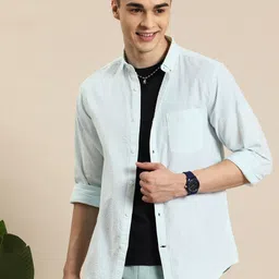 Mast & Harbour Men Slim Fit Striped Casual Shirt-picture-7