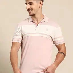 United Colors of Benetton Striped Polo Collar T-shirt-image-70