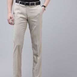 Arrow Men Tailored Tapered Fit Formal Trousers-image-60