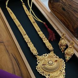 niva fashion Gold-Plated Brass Jewellery Set-58