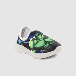 toothless Boys Green Marvel Avengers Hulk Printed Slip-On Sneakers-image-1