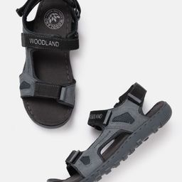 Woodland Men Leather Comfort Sandals-image-38